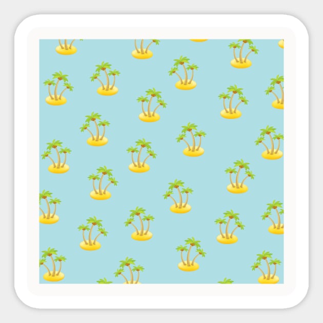 Summer Neck Gator Palm Tree Island Sticker by DANPUBLIC